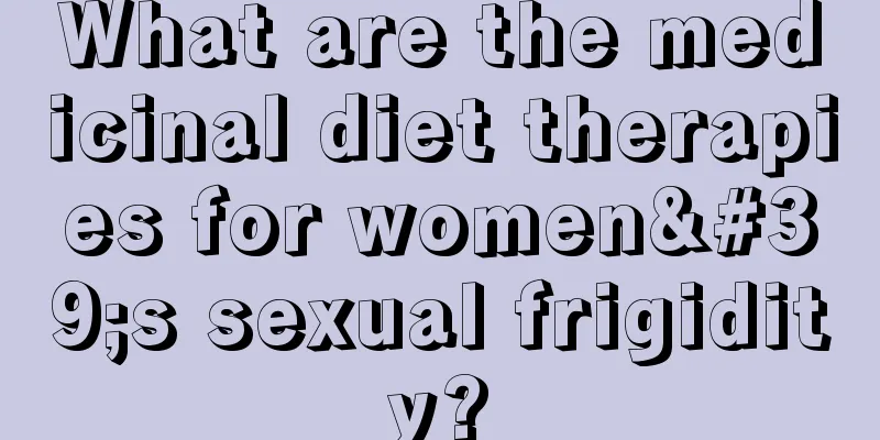 What are the medicinal diet therapies for women's sexual frigidity?