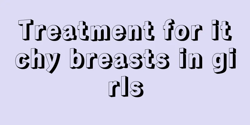 Treatment for itchy breasts in girls