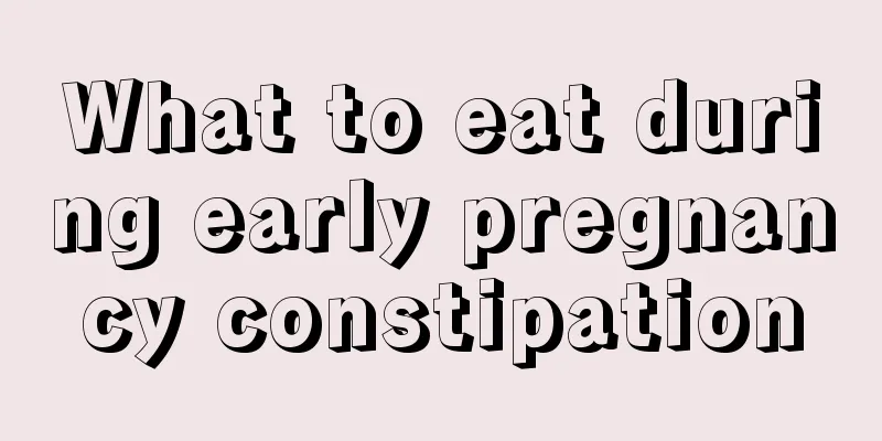 What to eat during early pregnancy constipation