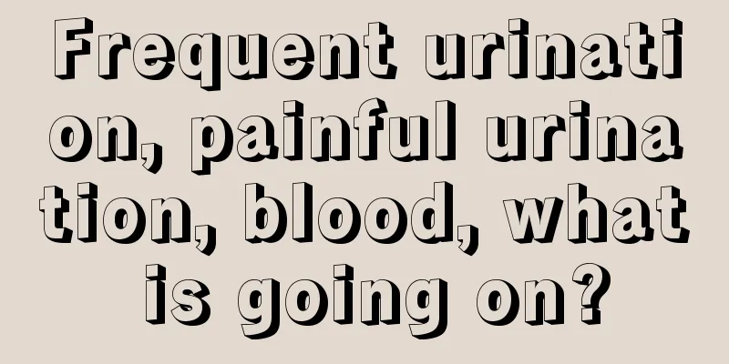 Frequent urination, painful urination, blood, what is going on?