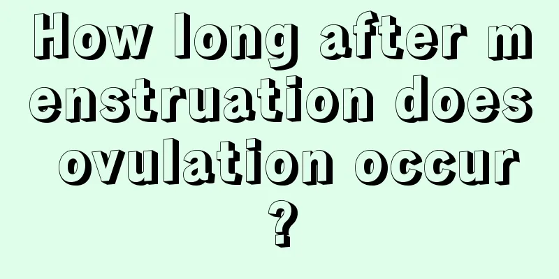 How long after menstruation does ovulation occur?