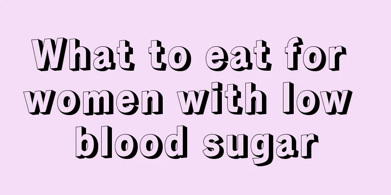 What to eat for women with low blood sugar