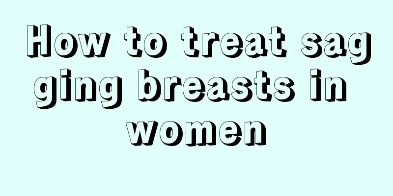 How to treat sagging breasts in women