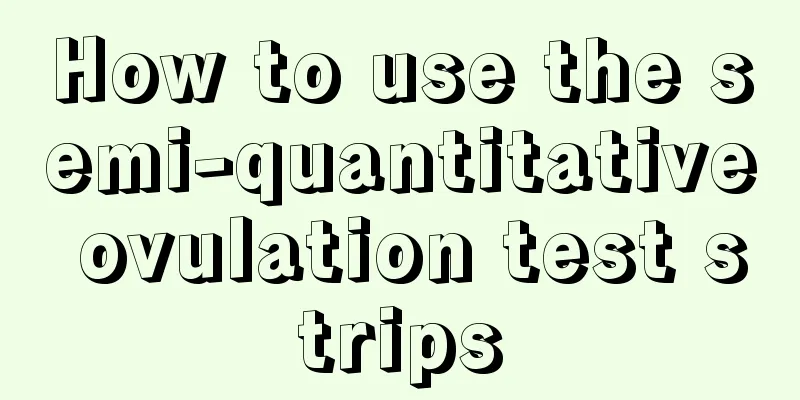 How to use the semi-quantitative ovulation test strips