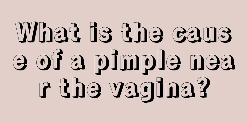 What is the cause of a pimple near the vagina?