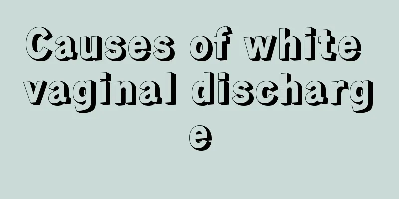 Causes of white vaginal discharge