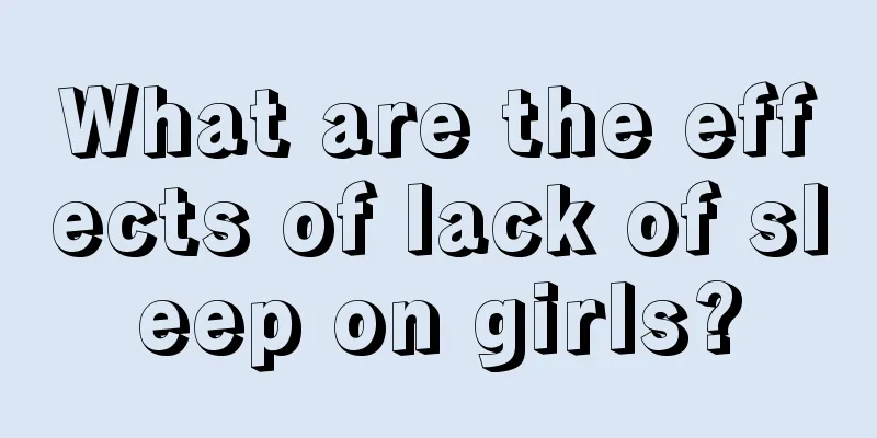 What are the effects of lack of sleep on girls?