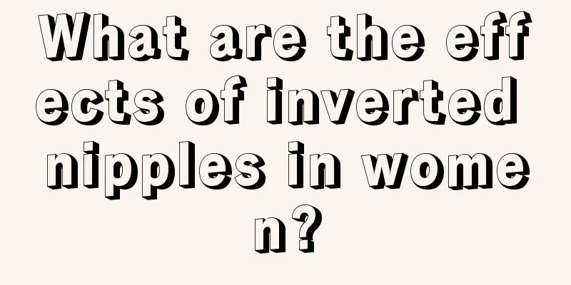 What are the effects of inverted nipples in women?