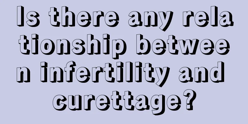 Is there any relationship between infertility and curettage?