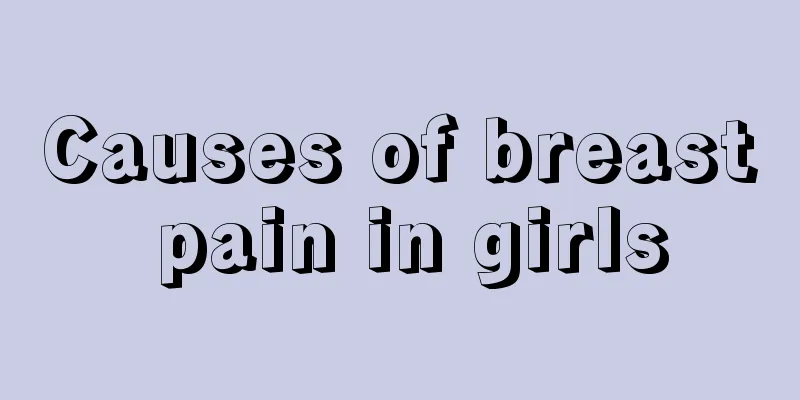 Causes of breast pain in girls