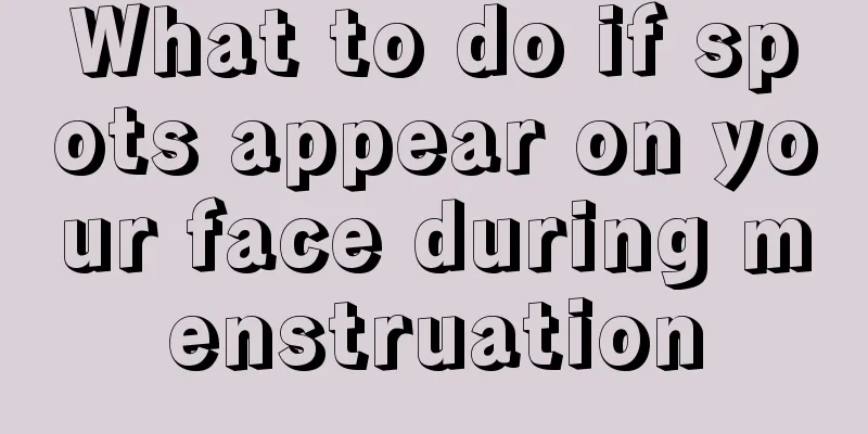 What to do if spots appear on your face during menstruation