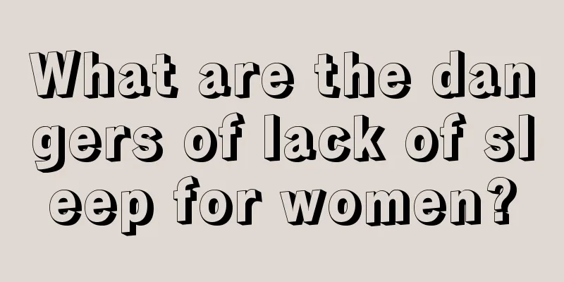 What are the dangers of lack of sleep for women?