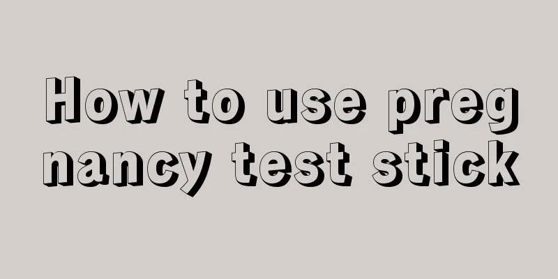 How to use pregnancy test stick