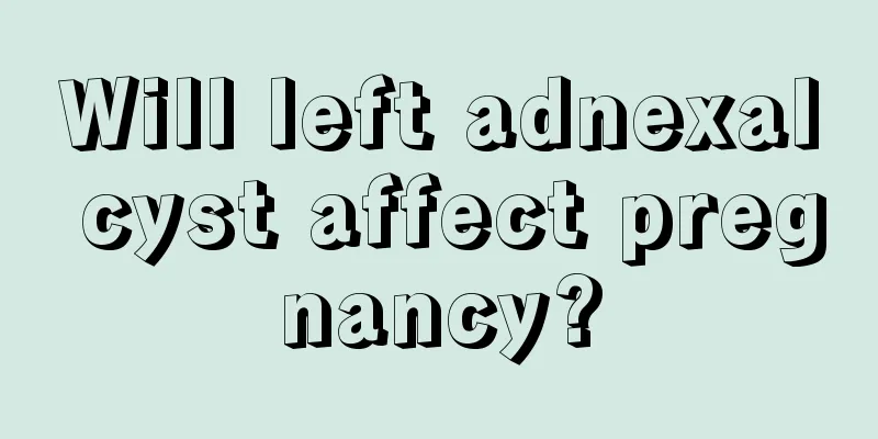 Will left adnexal cyst affect pregnancy?