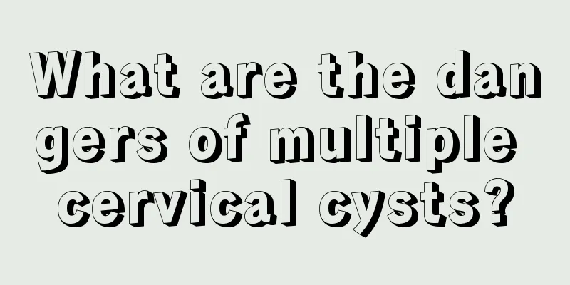 What are the dangers of multiple cervical cysts?