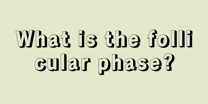 What is the follicular phase?