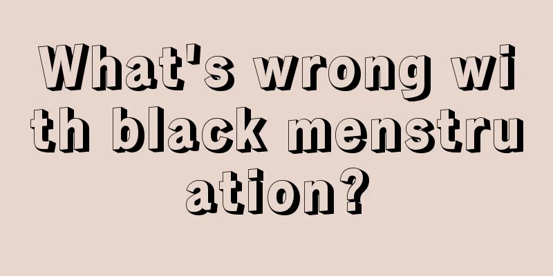 What's wrong with black menstruation?