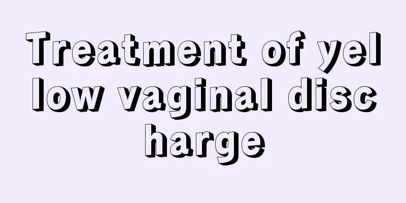 Treatment of yellow vaginal discharge