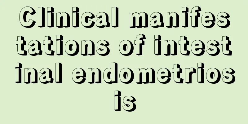 Clinical manifestations of intestinal endometriosis