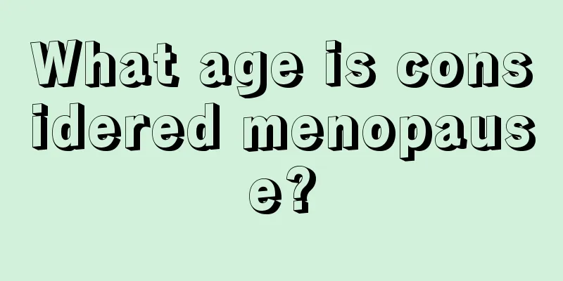 What age is considered menopause?