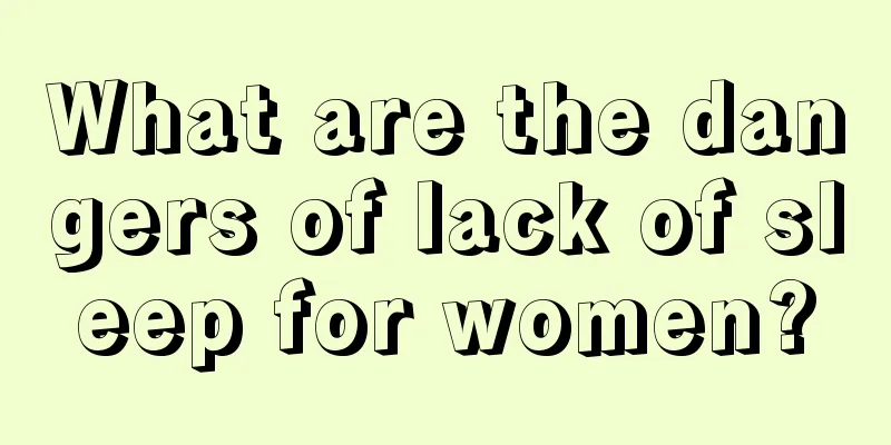 What are the dangers of lack of sleep for women?