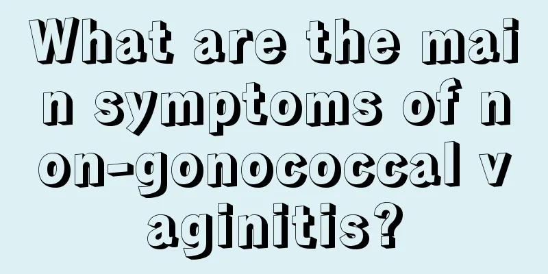 What are the main symptoms of non-gonococcal vaginitis?