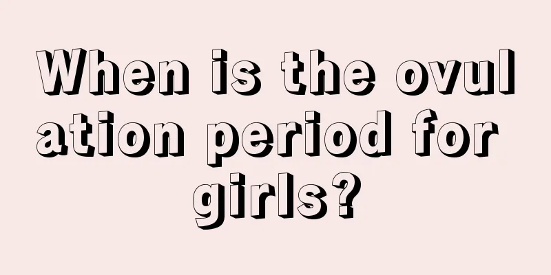 When is the ovulation period for girls?