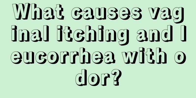 What causes vaginal itching and leucorrhea with odor?