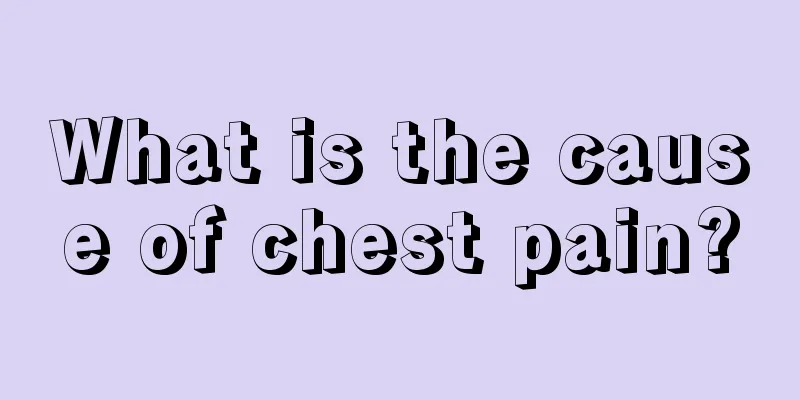 What is the cause of chest pain?