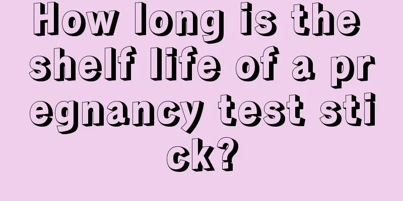 How long is the shelf life of a pregnancy test stick?