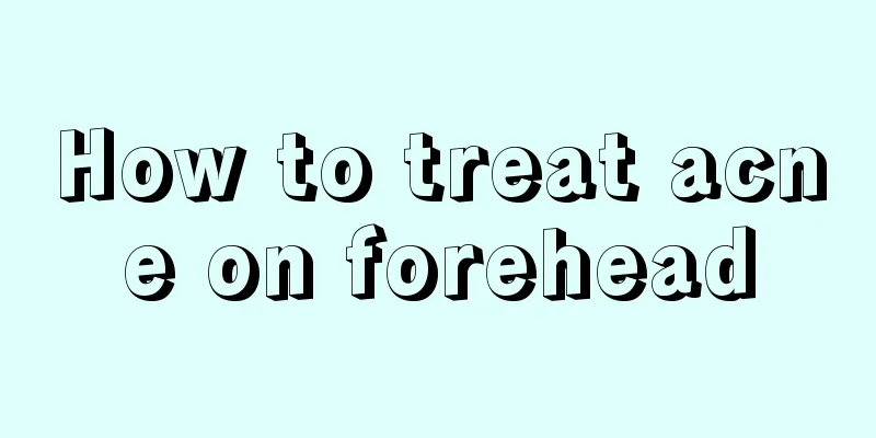 How to treat acne on forehead