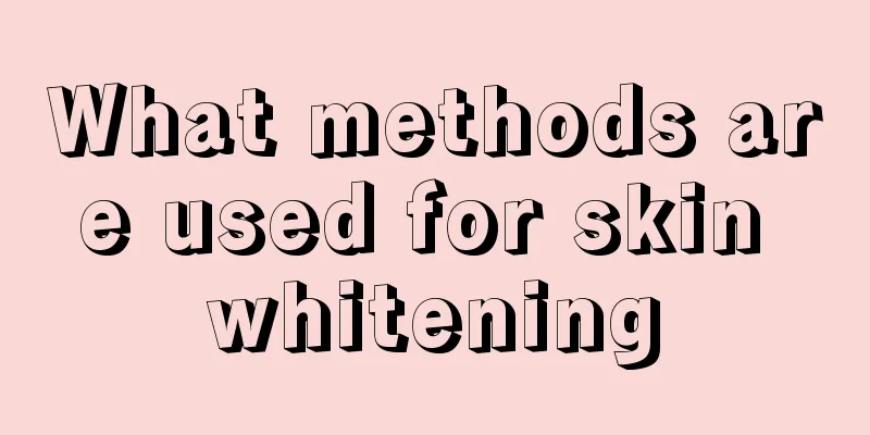 What methods are used for skin whitening