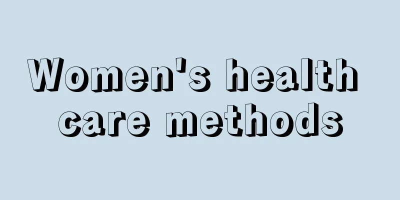 Women's health care methods