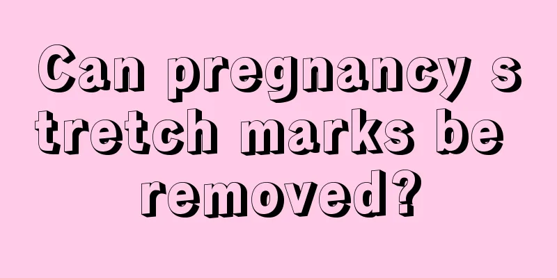 Can pregnancy stretch marks be removed?