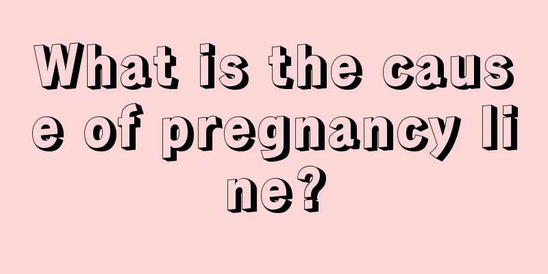 What is the cause of pregnancy line?