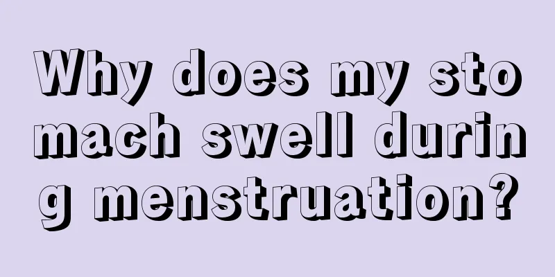 Why does my stomach swell during menstruation?