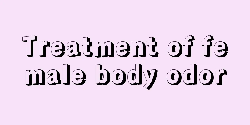 Treatment of female body odor