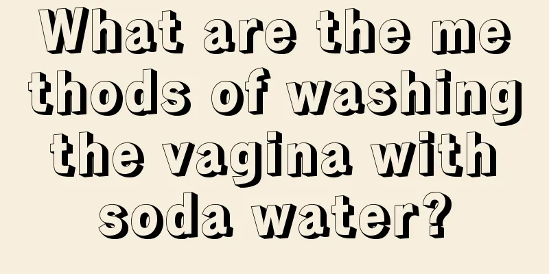 What are the methods of washing the vagina with soda water?