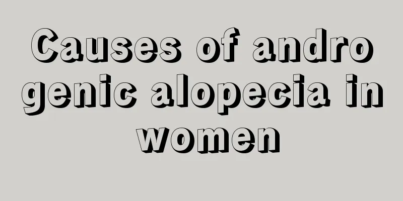 Causes of androgenic alopecia in women