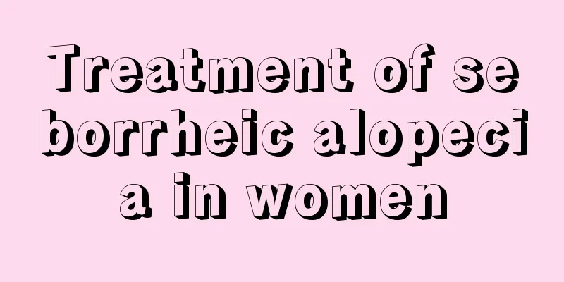 Treatment of seborrheic alopecia in women