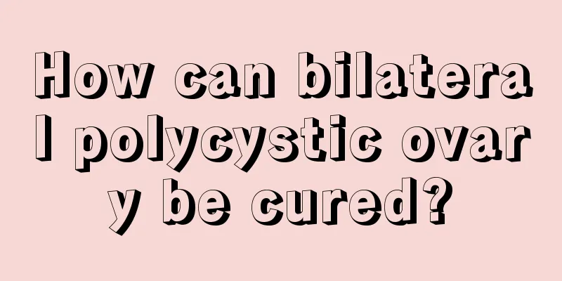 How can bilateral polycystic ovary be cured?