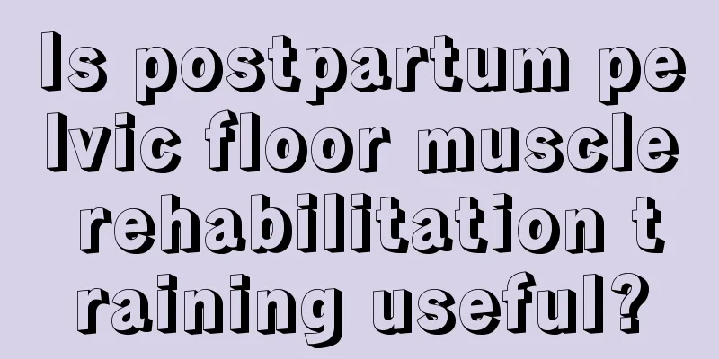 Is postpartum pelvic floor muscle rehabilitation training useful?