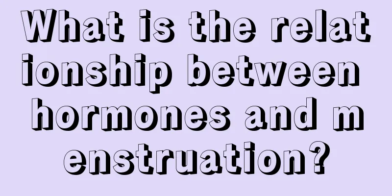 What is the relationship between hormones and menstruation?