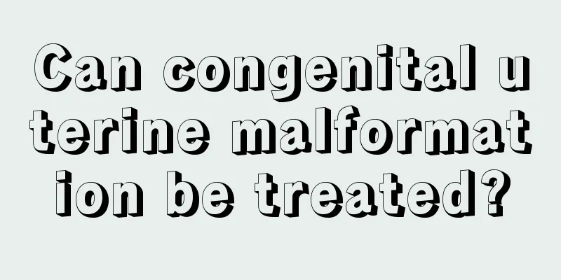 Can congenital uterine malformation be treated?