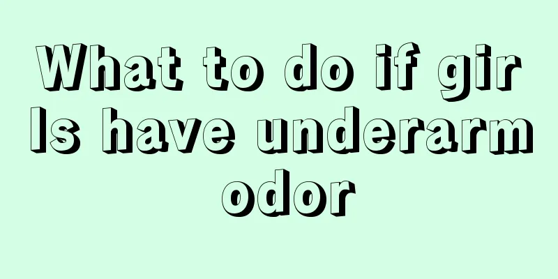 What to do if girls have underarm odor