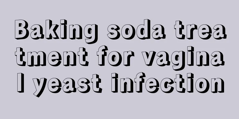 Baking soda treatment for vaginal yeast infection