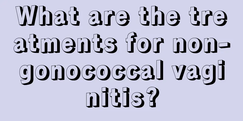 What are the treatments for non-gonococcal vaginitis?