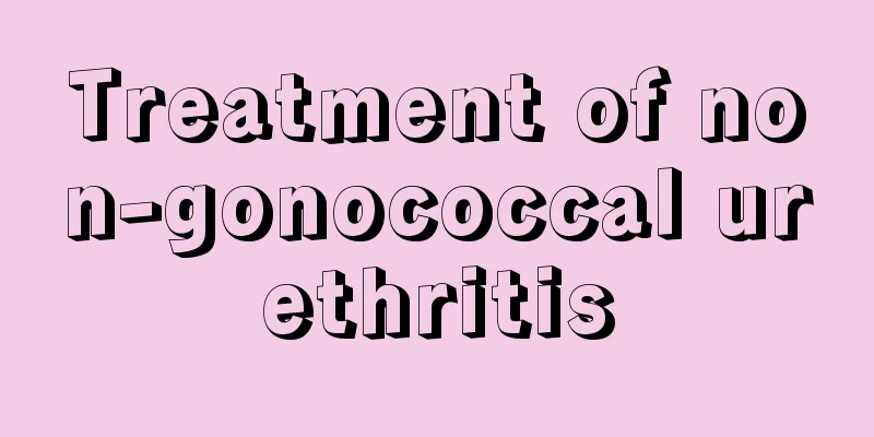 Treatment of non-gonococcal urethritis