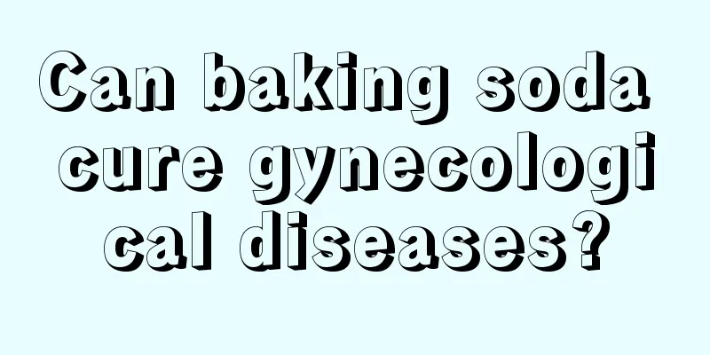 Can baking soda cure gynecological diseases?