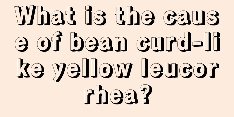 What is the cause of bean curd-like yellow leucorrhea?